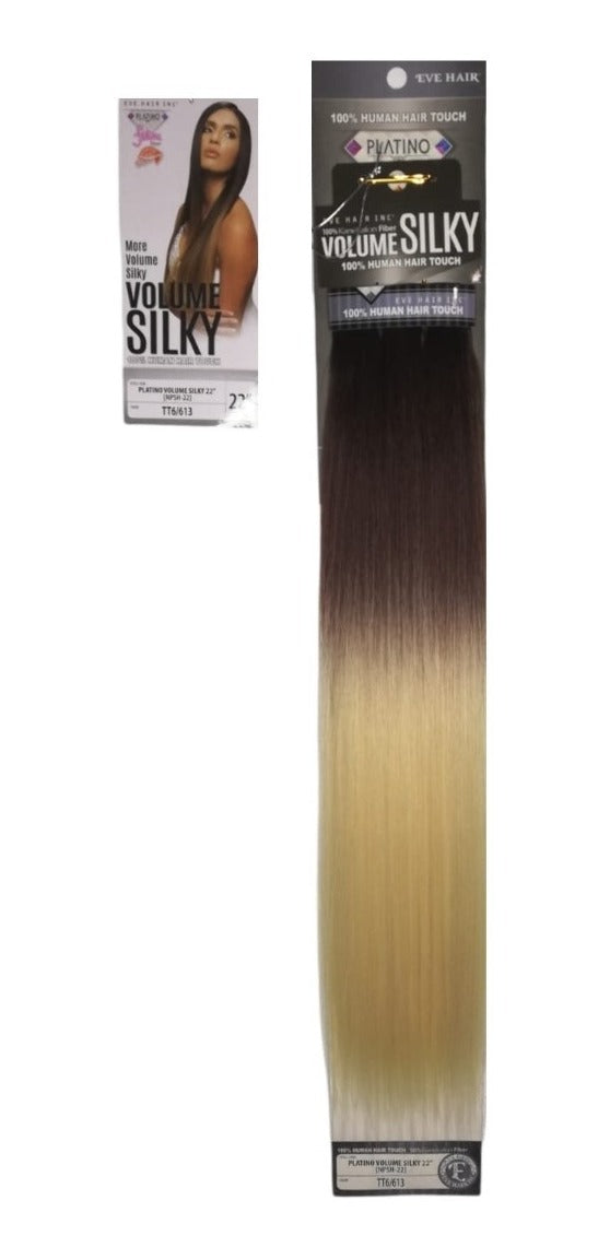 Volume Silky Extension De Cabello 100% Fibra Natural 22 PLG