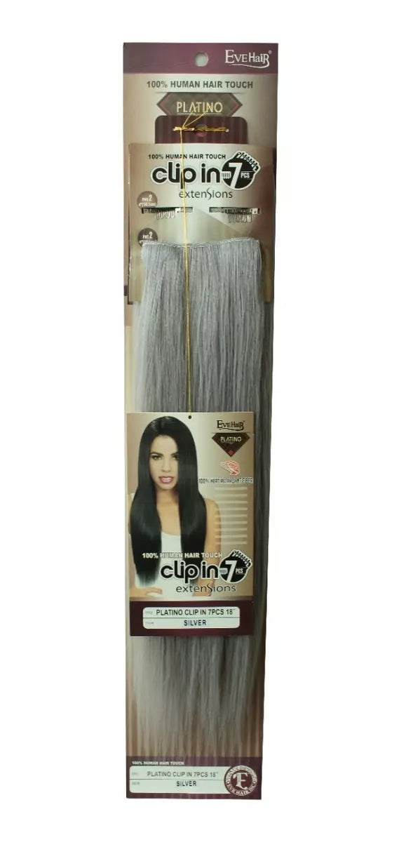 Extension De Cabello Clip In 7 P 100% Fibra Natural