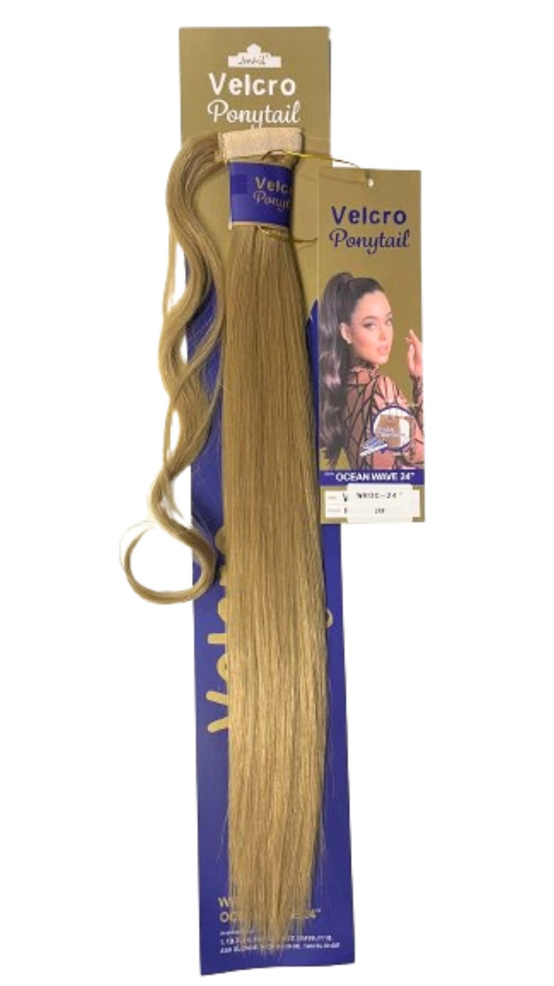 GALA PONY TAIL VELCRO WAVE STRAIGHT 24 PLG