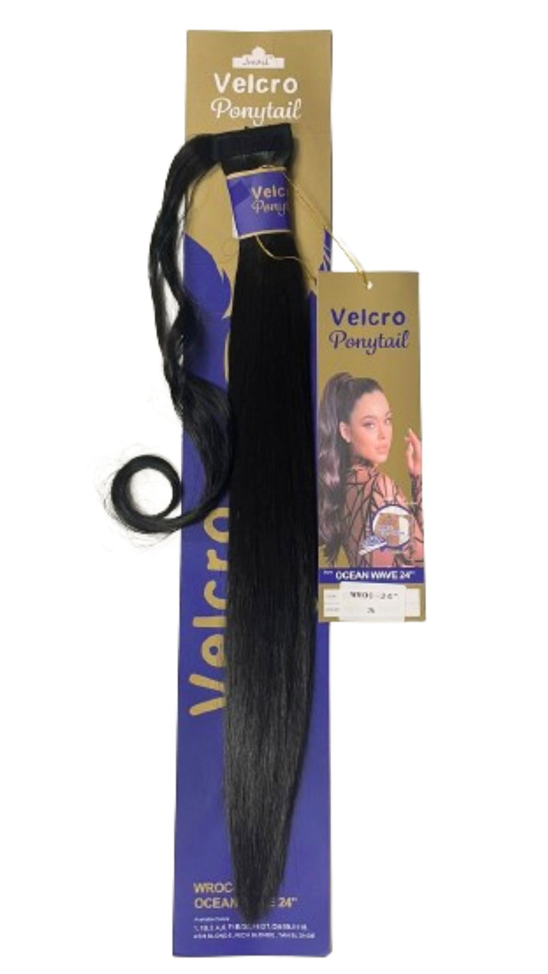 GALA PONY TAIL VELCRO WAVE STRAIGHT 24 PLG