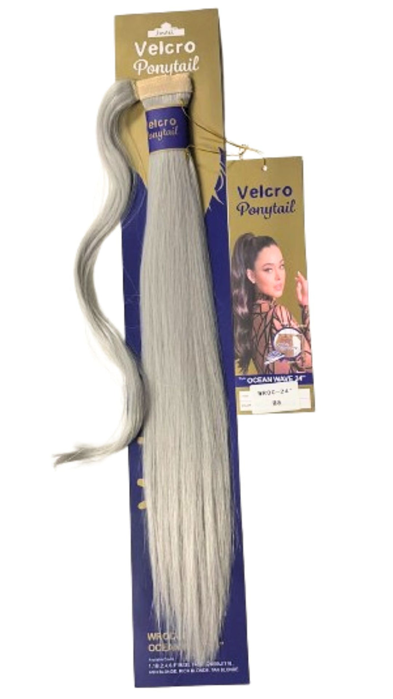 GALA PONY TAIL VELCRO WAVE STRAIGHT 24 PLG